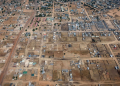 An aerial view of Maiduguri November 23, 2017.