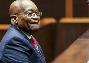 File Image: Former President Jacob Zuma seen seated in court.