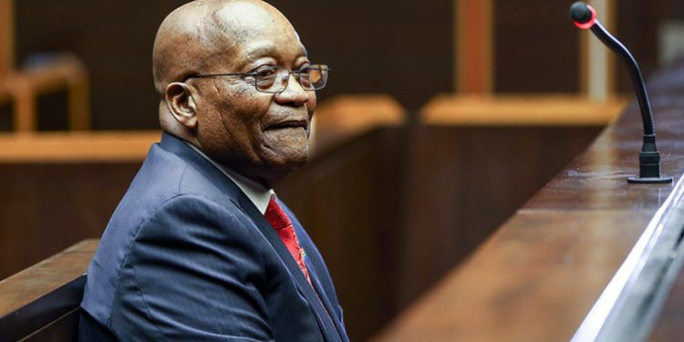 File Image: Former President Jacob Zuma seen seated in court.