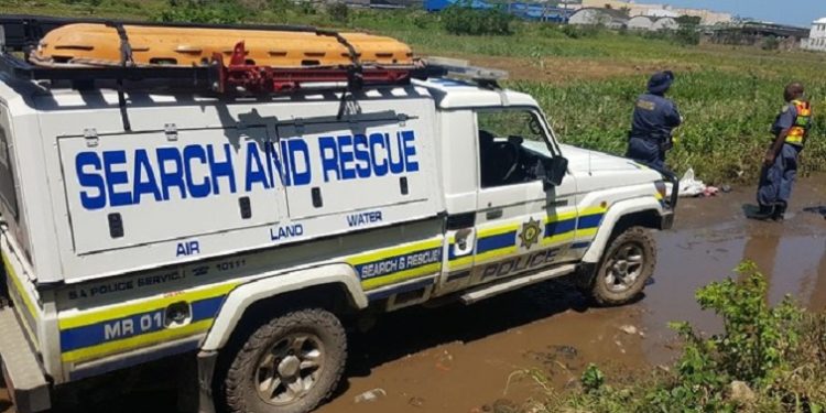 SAPS rescue vehicle