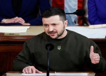 [File Image] Ukraine's President Volodymyr Zelenskyy addresses a joint meeting of the US Congress in the House Chamber of the US Capitol in Washington, US, December 21, 2022.