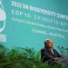 UN Secretary-General, Antonio Guterres delivers a speech during the opening of COP15, the two-week U.N. Biodiversity summit, in Montreal, Quebec, Canada.