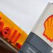 The Shell logo is seen at a petrol station.