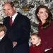 Britain's Prince William, Prince of Wales, Catherine, Princess of Wales, Prince George and Princess Charlotte attend the Together At Christmas carol service at Westminster Abbey, in London, Britain December 15, 2022.