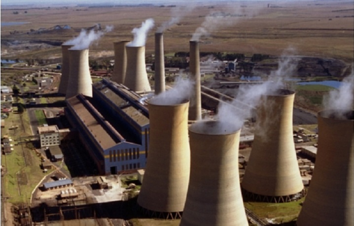 Aerial view of Komati Power Station