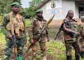 FILE PHOTO: Armed Forces of the Democratic Republic of the Congo (FARDC) hold position following renewed fighting in Kilimanyoka, outside Goma in the North Kivu province of the Democratic Republic of Congo June 9, 2022.