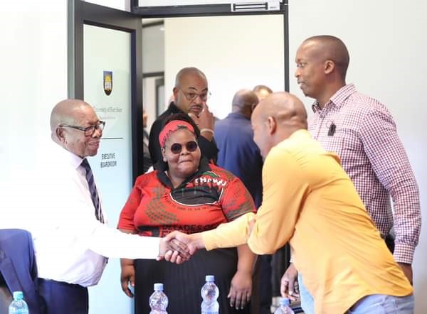 Higher Education and Education Training Minister, Blade Nzimade meets with stakeholders at Fort Hare to discuss safety and security at the University.