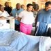 KwaZulu-Natal Premier, Nomusa Dube-Ncube in a hospital ward in KZN congratulating mothers who had given birth to  341 New Year's babies on January 1, 2023.