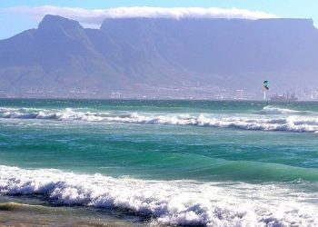 File image: A beach in Cape Town with Table Mountain in the background