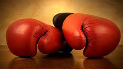 A picture of boxing gloves