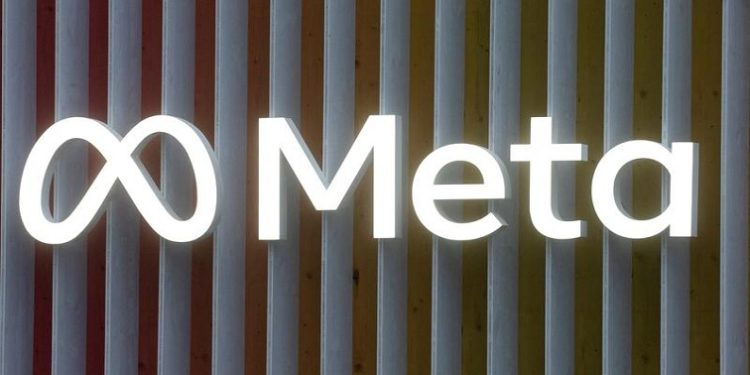 (File Image) The logo of Meta Platforms is seen in Davos, Switzerland, May 22, 2022.