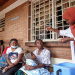 Pilirani Wanja, a clinician at Ndirande Health Centre, demonstrates to clients how to take the cholera vaccine in response to the latest cholera outbreak in Blantyre, Malawi, November 16, 2022. REUTERS/Eldson Chagara/File Photo