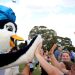[File Image] : Tazuni the FIFA Women's World Cup 2023 official mascot, makes a first Australian appearance alongside junior players to celebrate the FIFA Volunteer Programme launch in Melbourne