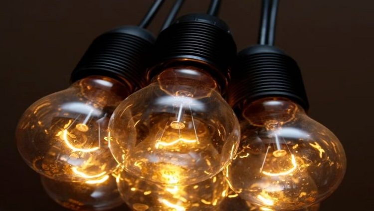 Traditional Incandescent light bulbs are seen at an apartment.