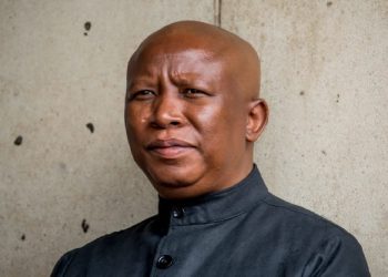 EFF Leader Julis Malema is pictured outside the East London Magistrate’s Court on 30 January 2023.