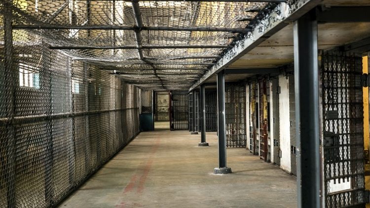 Inside of a prison
