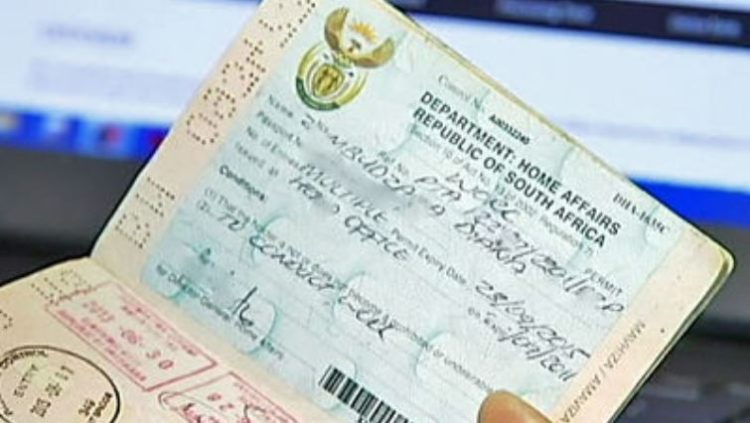 A Zimbabwean Permit from Home Affairs.