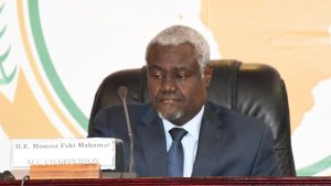African Union Commission chairperson Moussa Faki Mahamat