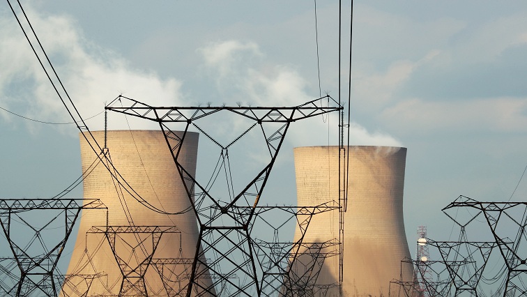 Cooling towers at a coal-based power station owned by state power utility Eskom in Duhva, South Africa, February 18, 2020.