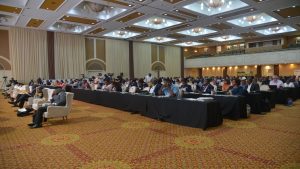 Delegates at the Africa Tourism Leadership Forum in Botswana.