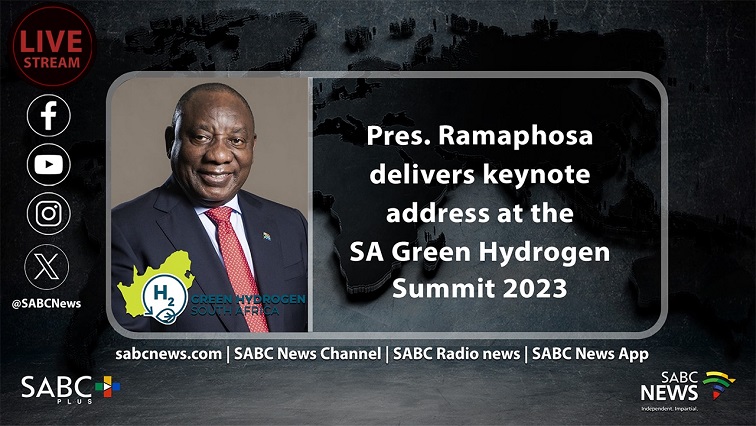 LIVE: Ramaphosa keynote address at Green Hydrogen Summit 2023