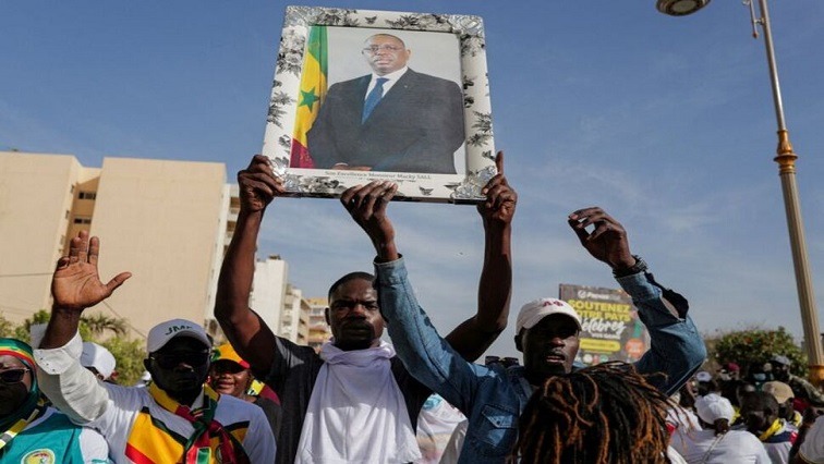 Senegal President Macky Sall’s supporters.