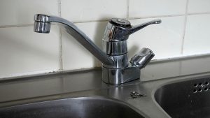 Kitchen water tap.