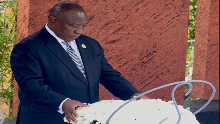 President Cyril Ramaphosa attends the 30th Commemoration of the Rwanda genocide.