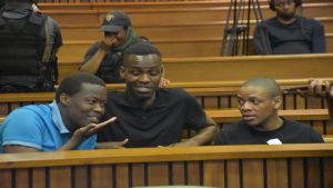 The accused in the Senzo Meyiwa murder trial.