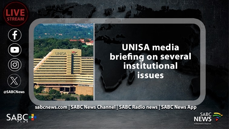 LIVE: Unisa media briefing