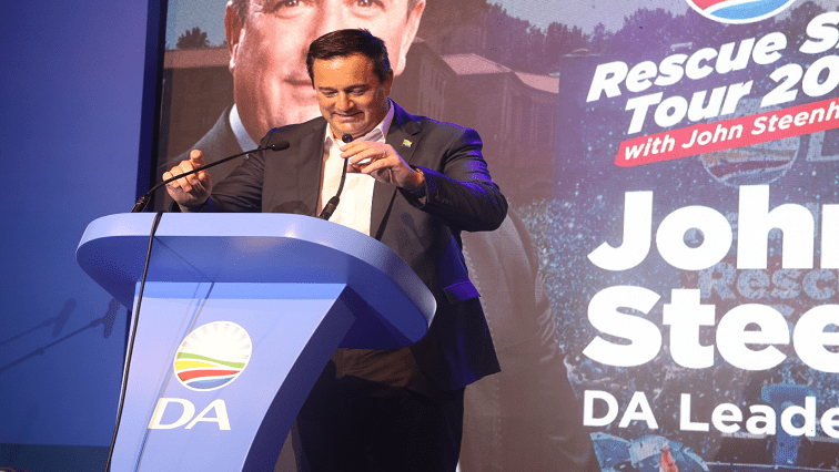Steenhuisen defends DA advert with SA flag going up in flames