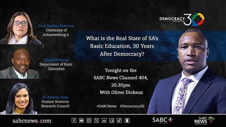 LIVE | Democracy 30: State of SA’s Basic Education, After Democracy?
